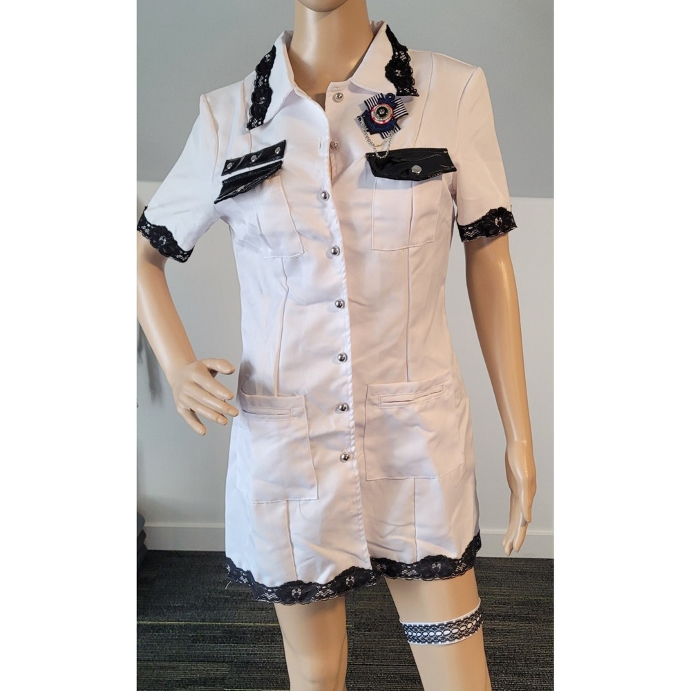 Ladies Sexy Sailor 5 Piece Costume Fits Small/Medium SL 8389